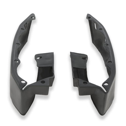 G-PLUS Rear Fiberglass Bumper Fillers Set of 2 Compatible with Cadillac Deville 1980-1992/Fit for Cadillac Fleetwood 1980-1992/Fit Cadillac Brougham 1980-1992 Black