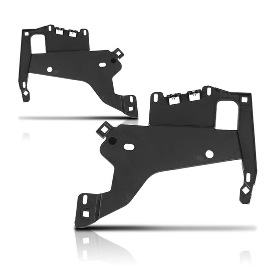 G-PLUS Headlight Bracket Pair Compatible with Chevy Corvette C5 1997-2004 16523679, 16523680 Black