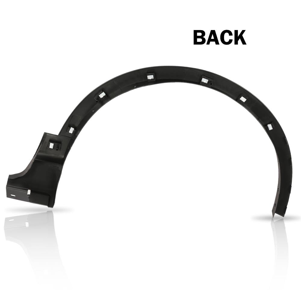 G-PLUS Front Left Fender Flare Compatible with Ford Escape 2013 2014 2015 2016 2017, Wheel Well Arch Opening Molding, CJ5Z-16268-AB, Factory Style