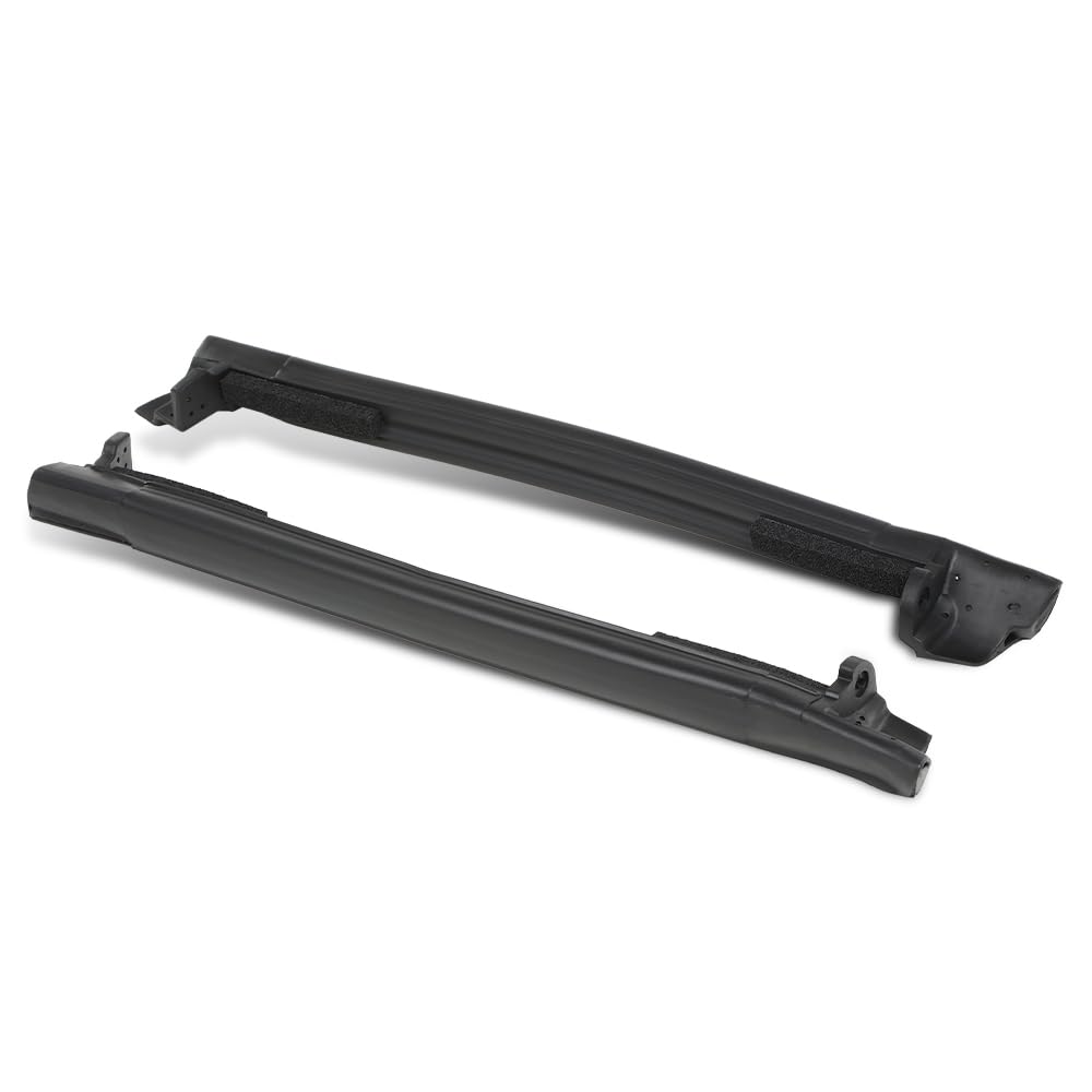 G-PLUS Top Mount Side Weatherstrip Seal Pair Compatible with Chevy Corvette 1997-2004 0313370, 10313371 Black
