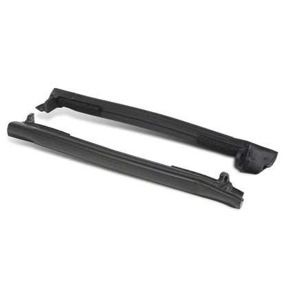 G-PLUS Top Mount Side Weatherstrip Seal Pair Compatible with Chevy Corvette 1997-2004 0313370, 10313371 Black