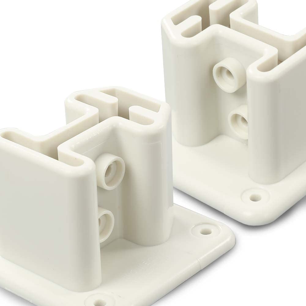 G-PLUS Ladder Flanges Fit Heavy Duty Resin in-Pool Above Ground Swimming Pool Ladder White