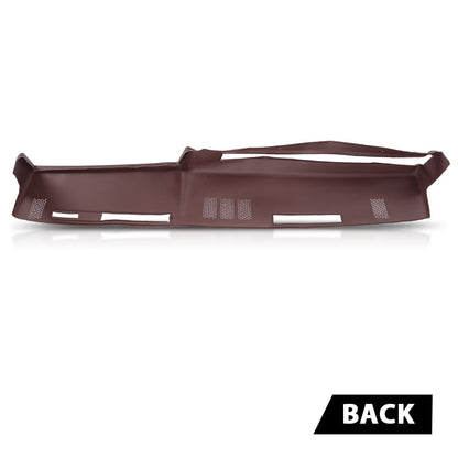 G-PLUS TPE Neutral Dashboard Dash Cover Red Compatible with 1981-1987 Chevy GMC Full Size Pickup/1981-1991 Chevy GMC SUV