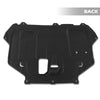G-PLUS Engine Splash Shield Under Cover Compatible with Ford Focus 2012-2018 Fit Ford C-Max 2013-2018 Fit Ford Transit Connect 2014-2017 Black Engine Splash Guard