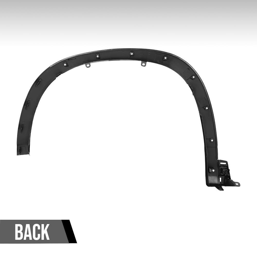 G-PLUS Front Right Fender Flare Compatible with Toyota Highlander 2014 2015 2016 2017 2018 2019 TO1291105, 750850E020, Black