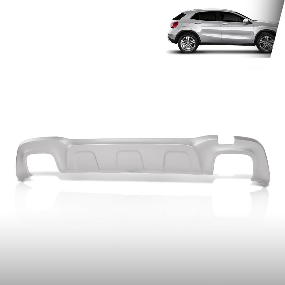 G-PLUS Rear Lower Valance Panel Compatible with Benz GLA250 2015-2017 with AMG 1568852925, MB1195135 Silver