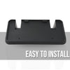 G-PLUS Black Front Bumper License Plate Frame Bracket Holder Fit Ford F250 F350 F450 F550 Super Duty 1999-2004/Fit Excursion 2000-2004 (Include License Plate Screws&Mounting Hardware)