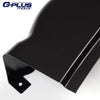 G-PLUS Front Left Driver Side Replacement Mirror Glass & Cab Corners Pair Compatible with 2011-2014 Ford F150 Fit Chevy Silverado GMC Sierra Crew Cab 4-Door BL3Z-17K707-A BL3Z17K707A Black