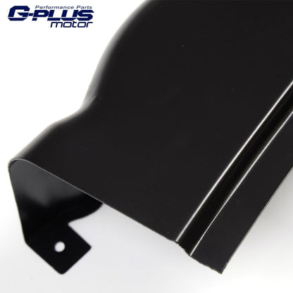 G-PLUS Front Left Driver Side Replacement Mirror Glass & Cab Corners Pair Compatible with 2011-2014 Ford F150 Fit Chevy Silverado GMC Sierra Crew Cab 4-Door BL3Z-17K707-A BL3Z17K707A Black