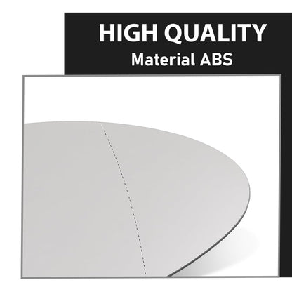 G-PLUS Right Rear View Mirror Glass, Compatible with Porsche Cayenne 2011-2017 with Heat, Passenger Side, 958-731-522-20, 95873152221, 95873152220