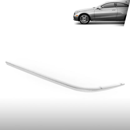 G-PLUS Front Driver Left Side Bumper Trim Compatible with Benz E550 Base Coupe 2-Door 2010-2013 Fit Models Without AMG Styling Package 2078851921, MB1046115 Silver