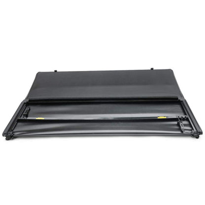 G-PLUS T3 Tri-Fold Soft Truck Tonneau Cover Replacement for 2005-2015 Toyota Tacoma Pickup | Double Cab 5Ft Short Bed Lock | for Only Fleetside/Styleside Bed Models
