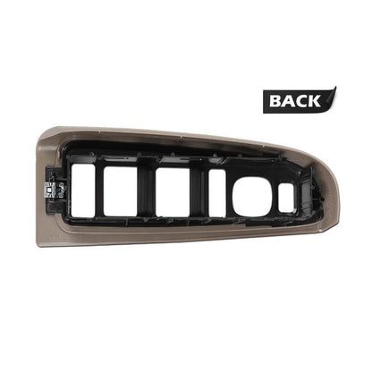 G-PLUS Window Switch Bezel Cover Compatible with Chevy Silverado/GMC Sierra 2003-2007,Fit Chevy Avalanche/Chevy Tahoe/GMC Yukon XL 2004-2006,Fit Chevy Suburban 2004-2007 89045119 89045127 Tan