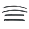 G-PLUS in-Channel Side Window Vent Visor Deflectors Rain Guards Compatible with Chevy Colorado Crew Cab 2015-2022; Fit GMC Canyon Crew Cab 2015-2022; Not Fit Extended/Double Cab 4 PCS Smoky