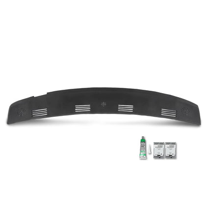 G-PLUS TPE Dash Defrost Vent Cover Cap Compatible with Dodge Ram 1500 2002-2005/ Ram 2500 3500 2003-2005 Upper Dashboard Panel Black