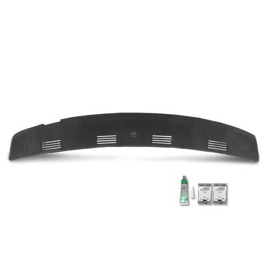G-PLUS TPE Dash Defrost Vent Cover Cap Compatible with Dodge Ram 1500 2002-2005/ Ram 2500 3500 2003-2005 Upper Dashboard Panel Black