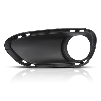 G-PLUS Fog Light Trim Driving Lamp Front Driver Left Side Hand Compatible with Porsche Cayenne Turbo 2011 2012 2013 2014, Fit Porsche Cayenne Turbo S 2013-2014 95850509300, PO1038105 Black