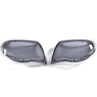 G-PLUS Front Headlight Lenses Cover, Compatible with 2005-2011 Toyota Tacoma, Left & Right Side Replacement Pair (Smoky Lens)