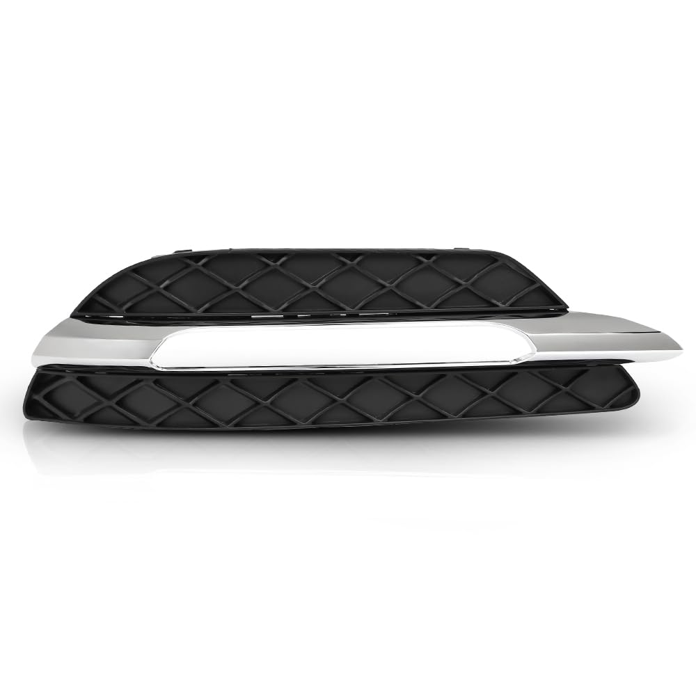 G-PLUS Fog Light Cover Daytime Running Light Cover, Compatible with Benz C250 C350 2012-2015/C300 2012-2014, Fit Models W/o AMG Package & Sport Package
