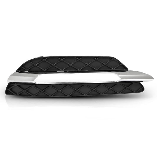 G-PLUS Fog Light Cover Daytime Running Light Cover, Compatible with Benz C250 C350 2012-2015/C300 2012-2014, Fit Models W/o AMG Package & Sport Package