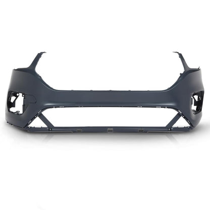 G-PLUS 1PC Front Bumper Cover w/Brackets Compatible with Ford Escape 2017 2018 2019, GJ5Z-17757-APTM, GJ5Z-17C947-AA, GJ5Z-17C947-AB, Black