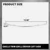 G-PLUS Grille Trim Grill Driver Left Side Fit For Models Without AMG Styling Package,Compatible with Benz E350 E400 4Matic Wagon Sedan 4-Door 2014-2016 2128852921