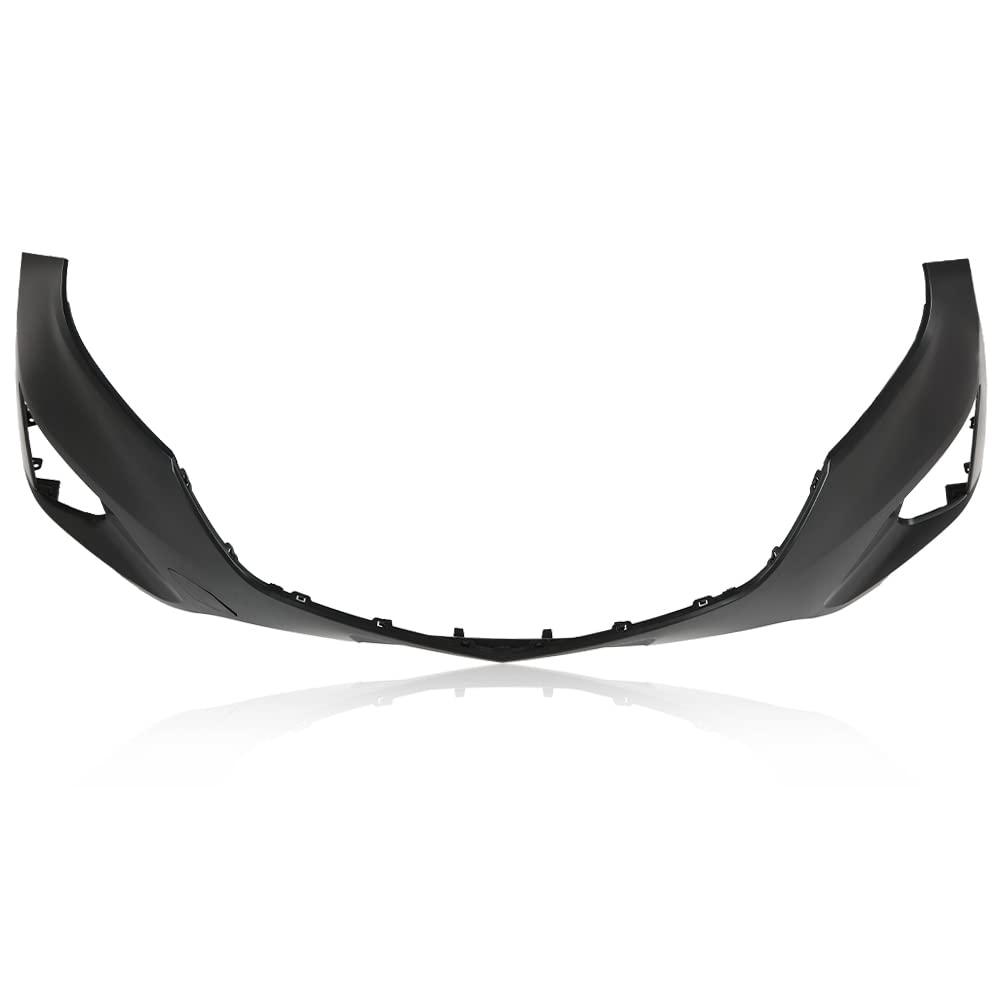 G-PLUS Front Bumper Cover Primed Compatible with Chevy Equinox 2018 2019 2020 Black Bumper Cover