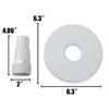 G-PLUS Swimming Pool Skimmer Vac Plate Compatible with Skimmer Models SP1082 1084 1085 1075 Pool Skimmer Vac Vacuum Hose Adapter Plate Fit SP1106