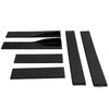 Universal 2.2 Meters / 86.6 Inch Carbon Fiber Look Side Skirt Extensions Rocker Panel Splitters Lip Kit