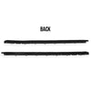 G-PLUS Window Felt Sweeps Weatherstrip Pair w/Rivets Belt Outer Compatible with Chevy Corvette C4 (Coupe and Convertible) 1984-1996