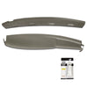 G-PLUS Molded Dash Cover Cap Overlay Compatible with Dodge Ram 1500 2002-2005/Ram 2500 3500 2003-2005 Instrument Dash Panel Grey 2 PCS