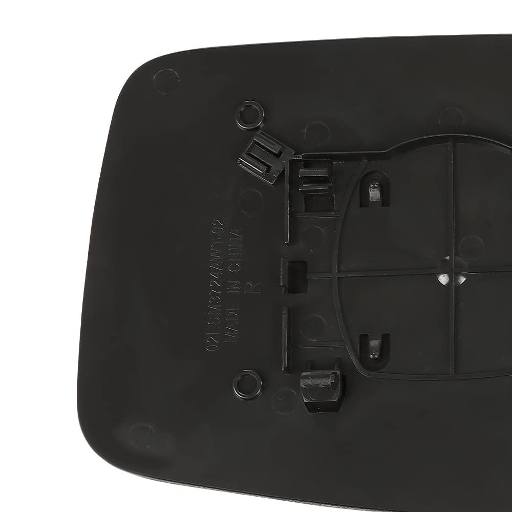 G-PLUS Heated Exterior Mirror Glass with Backing Plate Compatible with 2010 Dodge Ram 1500/2500 Truck with Heated Power Folding Mirrors (without Tow Mirrors) Left and Right Side