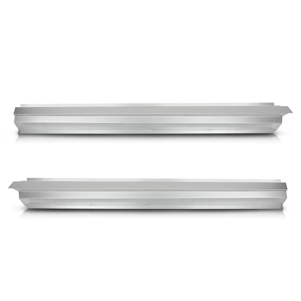 G-PLUS Outer Rocker Panels Left and Right Steel Silver Compatible with Dodge Caliber 4 Door 2007-2012