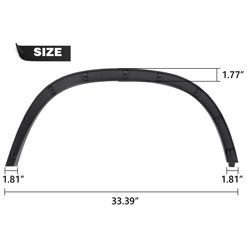 G-PLUS Front Wheel Housing Molding Trim Compatible with Chevy Trax 2017-2022 Driver Left Side Fender Flares 42490924 GM1290251