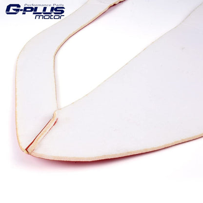 G-PLUS Compatible with 2005 2006 2007 2008 2009 Ford Mustang Red Synthetic Leather Door Panel Insert Card Covers Kit Replacement