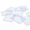 G-PLUS 100 Counts 3"X4" Card Sleeves Baseball Card Protectors,Hard Plastic Sportcards Football Game Card Holder,Collecting Trading Clear Card Sleeves 1.5MM(100 Hard Sleeves + 100 Soft Sleeves)