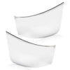 G-PLUS Headlight Molding Trim Side Bumper Chrome Trim Compatible With Volvo VNL 300 430 630 670 730 780 2004-2015 Driver & Passenger Side Bumper Extension Corners Chrome Trim 1 Pair 82721512 82721510