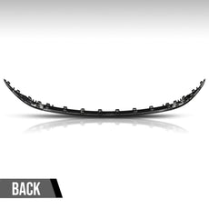G-PLUS Front Bumper Molding for Benz C300 2019-2023 Glossy Black Close-up View