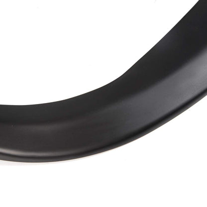 Universal Fit CS Style PP Front Bumper Add on Lip Flat Splitter Plate Under Panel Unpainted Black Spoiler Splitter Valance Chin Bodykit - 67" L x 22" D