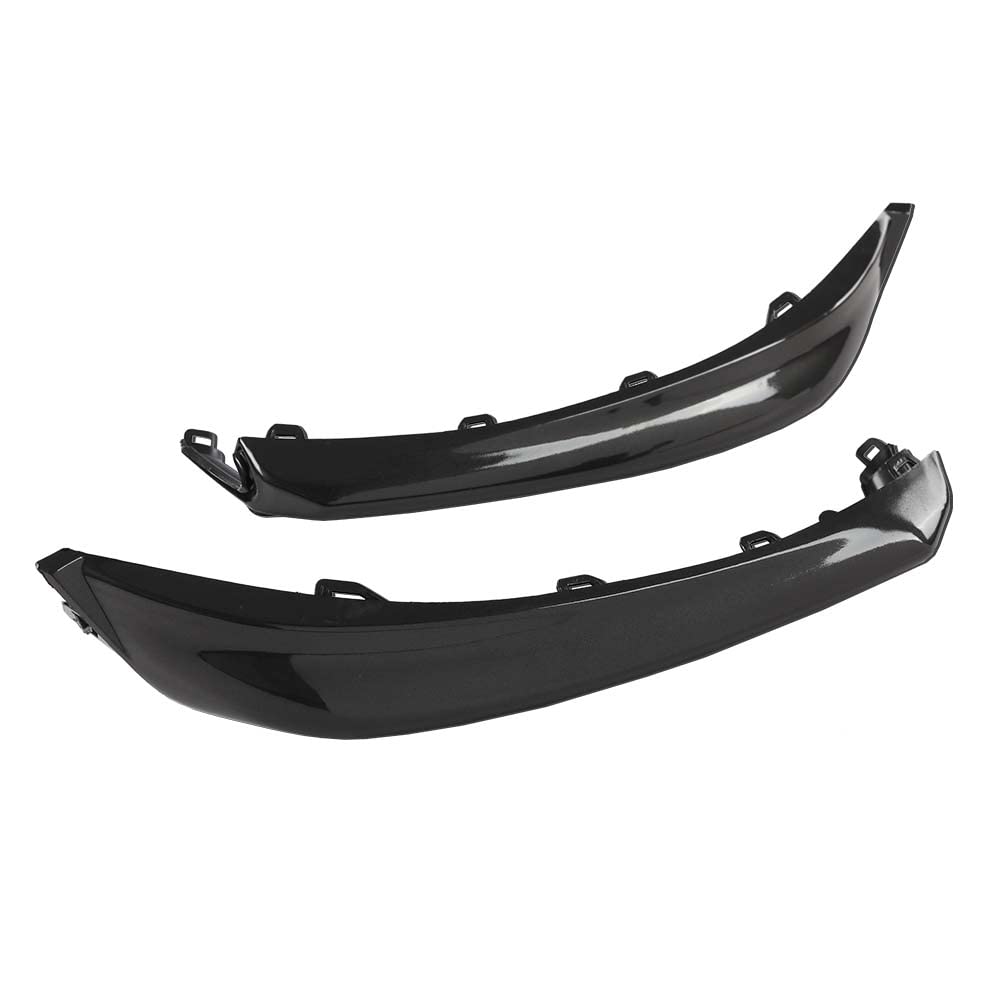 G-PLUS Front Bumper Black Lower Trim Molding set Compatible with 2018 2019 2020 Toyota Camry SE/XSE