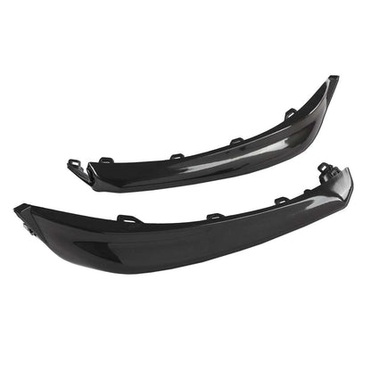 G-PLUS Front Bumper Black Lower Trim Molding set Compatible with 2018 2019 2020 Toyota Camry SE/XSE