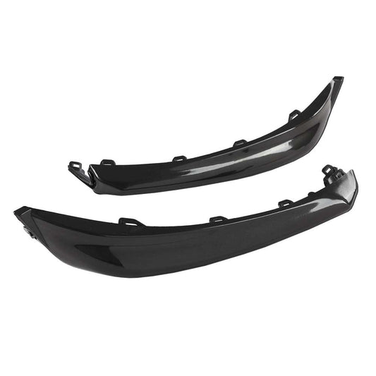 G-PLUS Front Bumper Black Lower Trim Molding set Compatible with 2018 2019 2020 Toyota Camry SE/XSE