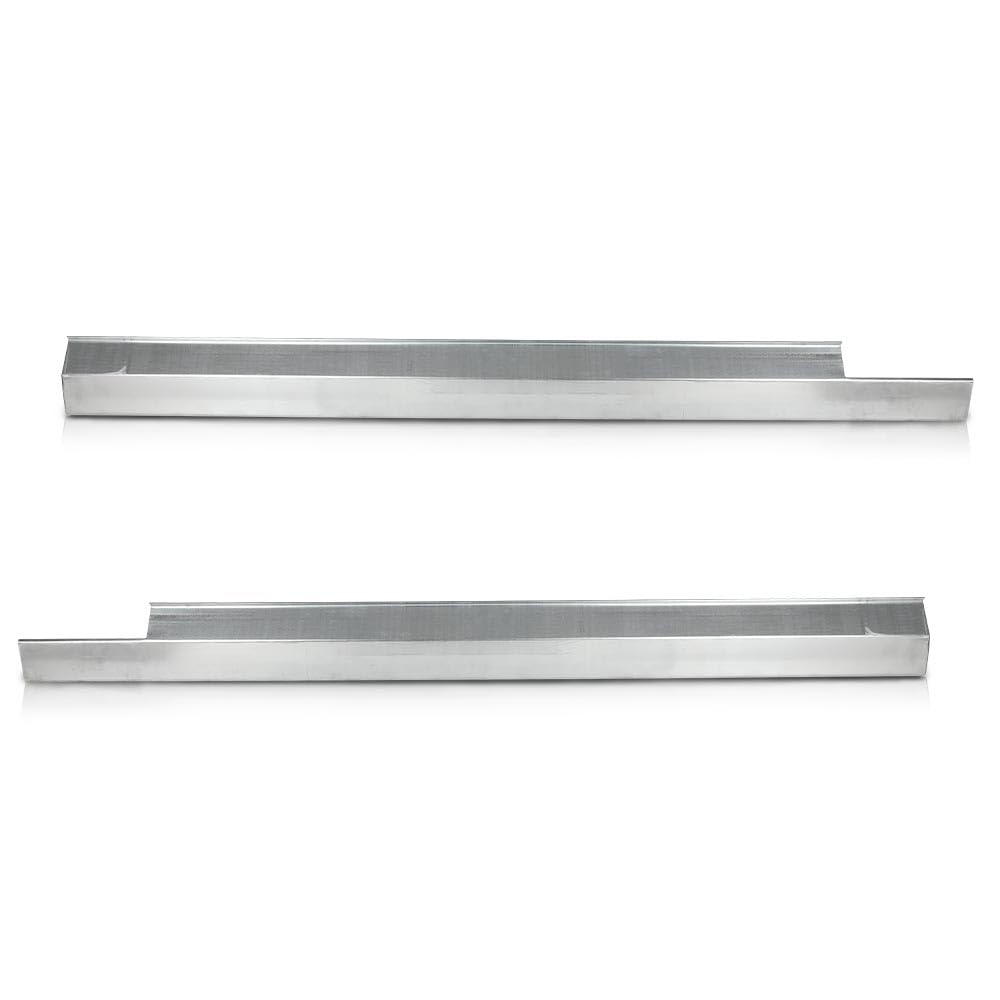 G-PLUS Slip-on Rocker Panel Left and Right Side Compatible with Ford Focus 4-Door 2008-2011 2450842E 0401140L 0401140R Sliver