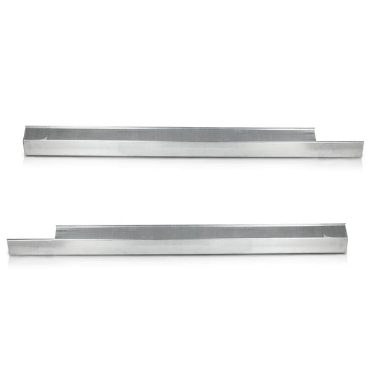 G-PLUS Slip-on Rocker Panel Left and Right Side Compatible with Ford Focus 4-Door 2008-2011 2450842E 0401140L 0401140R Sliver