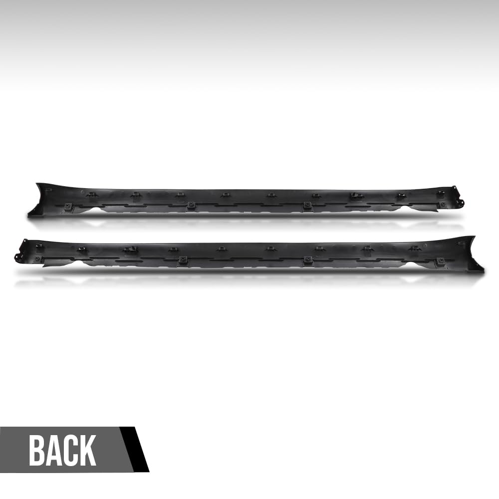G-PLUS Side Skirt Lower Rocker Molding Cover Left & Right Side Compatible with Tesla Model 3 2017-2022 1089831-00-D, 1089830-00-D Black