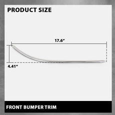 G-PLUS Front Bumper Trim Molding Pair for Benz C250 Coupe 2012-2015 Product Image