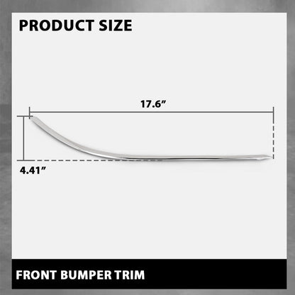 G-PLUS Front Bumper Trim Molding Left +Right Compatible with Benz C250 Base Coupe 2-Door 2012-2015,A2048853721