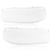 G-PLUS Headlight Bumper Lamps Cover Chrome Clear Compatible with 1999-2007 GMC Sierra 1500.2001-2007 GMC Sierra 1500/2500 HD/3500 15850352 15850351