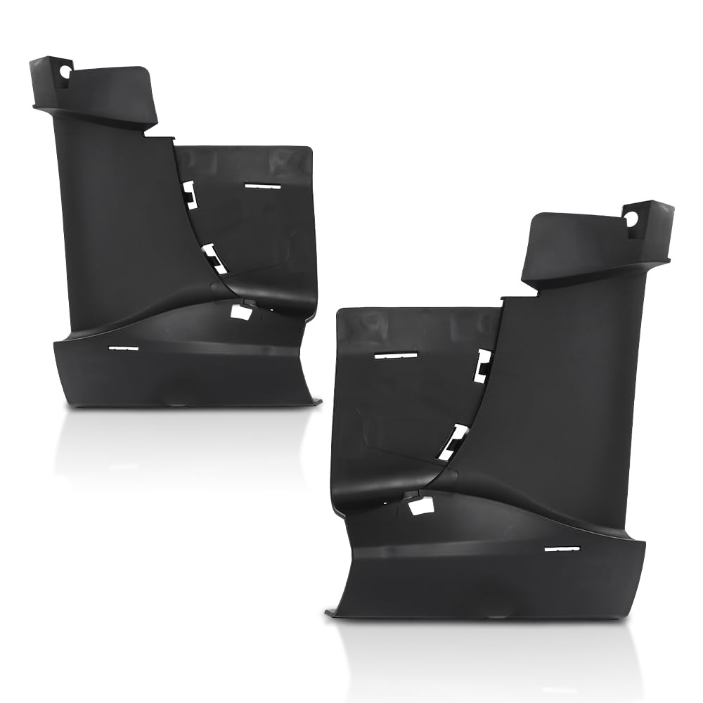 G-PLUS Front Bumper Lower Wheelhouse Liner Bracket Left+Right Compatible with Tesla Model 3 2017-2022 1084175-00-D, 1084177-00-D Black