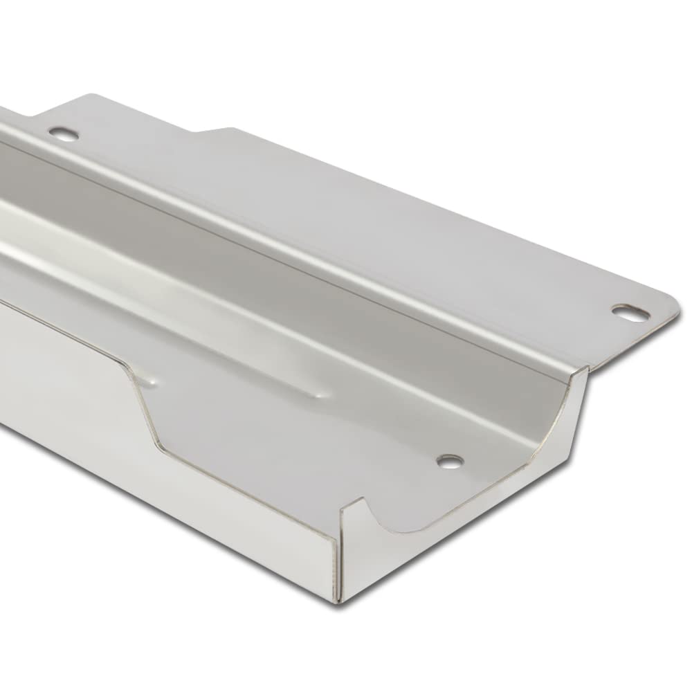 G-PLUS Radiator Support Mirror Stainless Steel Bead Rolled 1978-1988 Compatible with the radiator with Core Width approx 26" (Overall Width approx 31.5")